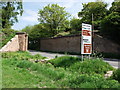 Old railway bridge abutments, Ridge Lane