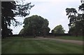 Gateway at the end of the drive of Upton House