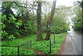 Footpath off the A281 on the edge of Horsham