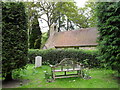 Seat in Milland Churchyard