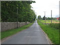 Country road passing Tofthill in Berwickshire