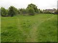 Footpath junction near River Eden