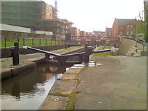 SJ8598 : Ashton Canal Lock 1 (Ashton Lock) by David Dixon