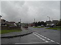 Looking from  Greentrees Crescent into Boundstone Lane