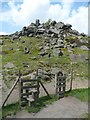 Orchan Rocks from below, Todmorden