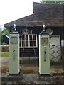 Disused petrol pumps, The Forge, Dane End, Hertfordshire