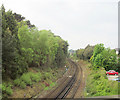 Railway line from Branksome station bridge