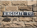 Old sign for Kingsgate Terrace