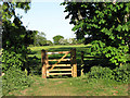 Footpath gate in Pettistree village