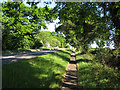 Footpath by the A452 Kenilworth Road