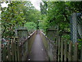 Clarendon Way footbridge over the Salisbury-Southampton railway line