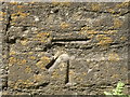 Bench Mark on the bridge at Kiddington