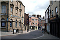 Ripon:  Kirkgate, from the Market Square