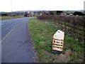 A52 and milepost, Blakeley Lane