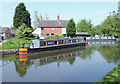 Narrowboat on the Shropshire Union Canal near Brewood