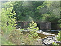 Former railway bridge across the River Neath, Glynneath