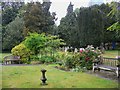 Memorial garden at Shalford church