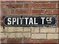 Old sign for Spittal Terrace