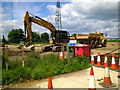 SU1490 : Blunsdon by-pass site office site, Blunsdon (2) by Brian Robert Marshall