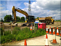 SU1490 : Blunsdon by-pass site office site, Blunsdon (2) by Brian Robert Marshall