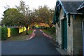 The path into the cemetery