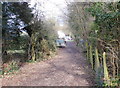 Path leading from fields to Ashwell