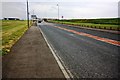 The A178 road north of Seaton Carew