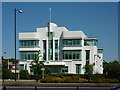 Building on the corner of Bideford Avenue and Teignmouth Crescent