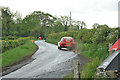 Rally car having a brush with a hedge