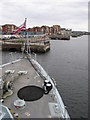 Barry waterfront, as seen from HMS Blyth