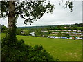 View of the river Medway from the churchyard of St. Mary