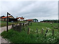 Bridleway and farm buildings at Riven Hall