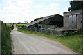 Farm buildings by the roadside