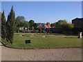 Flags in the garden