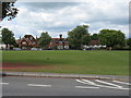 Cricket pitch on Wisborough Green village green