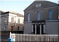 Two adjoining churches - Presbyterian and Methodist - on Sandys Street