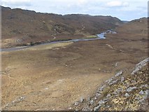 NG9986 : Gruinard River viewed from Carn Goraig by Doug Lee