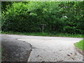 Footpath junction with bridleway to Brewhurst Mill