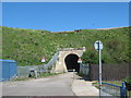 Railway underbridge from West View Road Hartlepool