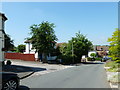 Approaching the junction of Worlds End Lane and Elm Road