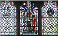 TF6927 : The church of SS Peter and Paul in West Newton - memorial window by Evelyn Simak