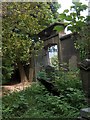 The Egyptian gate from inside Sheffield General Cemetery