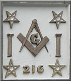 D2818 : Plaque, Masonic Hall, Carnlough (3) by Kenneth  Allen