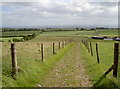 ST4756 : Bridleway heading south to Tyning's Farm by Neil Owen