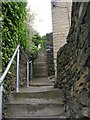 Footpath leading up from Slant Gate