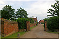 Entrance to Lillibrooke Manor