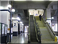 Snow Hill station, escalators and stairs