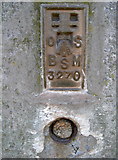 ST2859 : Trig Point flush bracket on Brean Down by Neil Owen