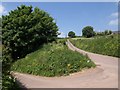 Lane junction above Brompton Ralph