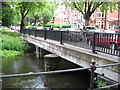 Pen-y-lan Road bridge over Roath Brook, Cardiff